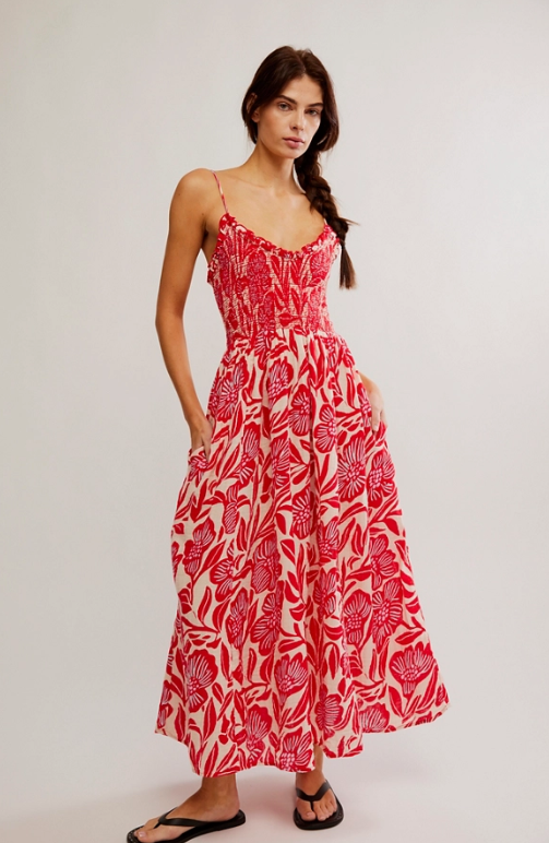 Free People Sweet Nothings Midi Dress