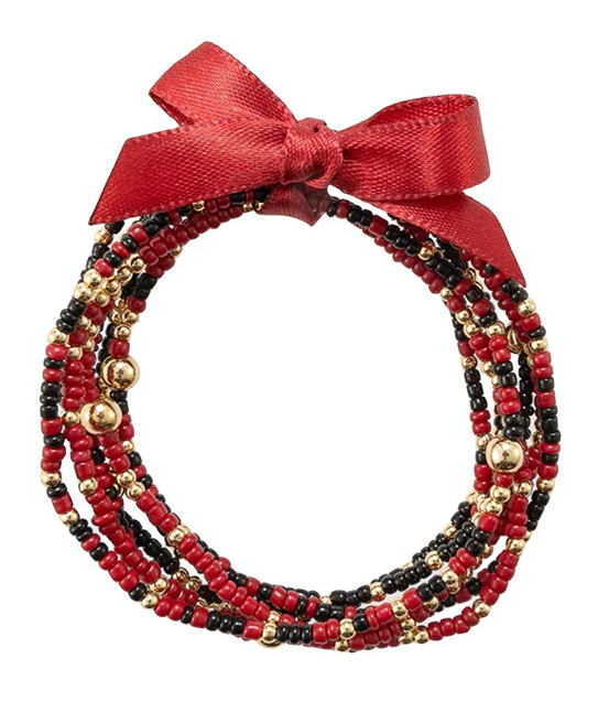 Gameday Beaded Stretch Bracelet Stack