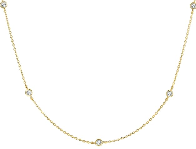 The Effortless CZ Station Necklace