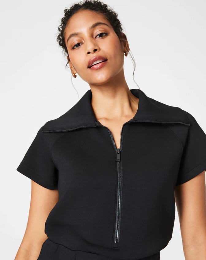 SPANX AirEssentials Half Zip Romper