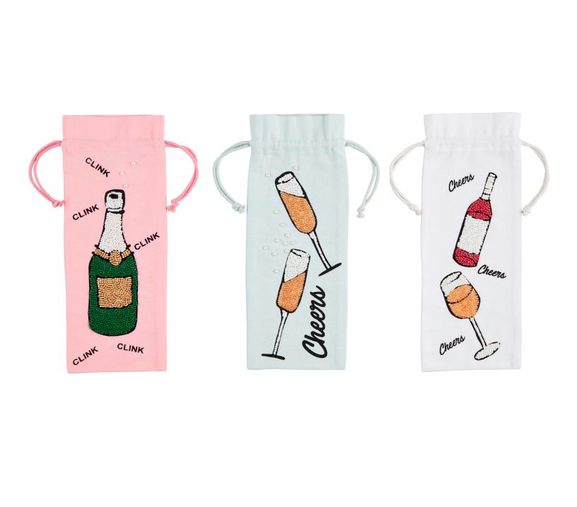 Beaded Wine Bag