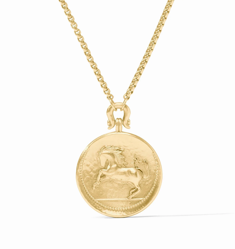 Julie Vos Saratoga Horse Necklace