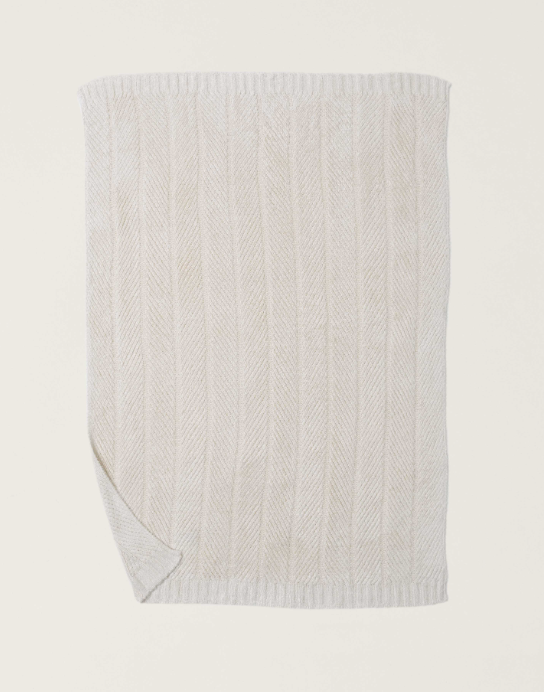 Barefoot Dreams Bamboo CozyChic Herringbone Blanket