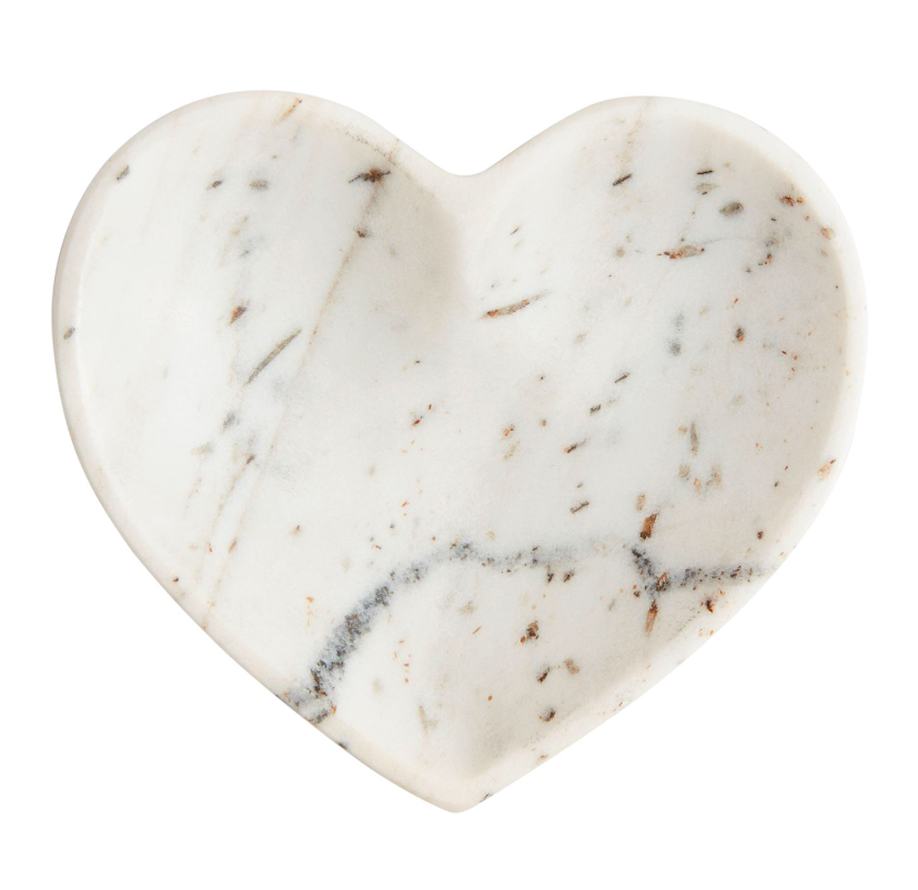 Marble Heart Trinket Dish
