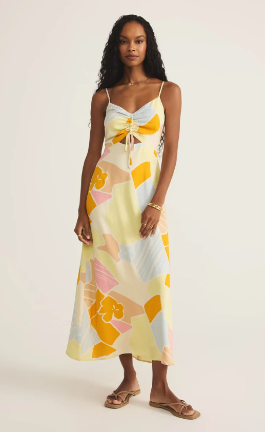 Z Supply Aura Riviera Floral Maxi Dress - Final Sale 40% off in cart