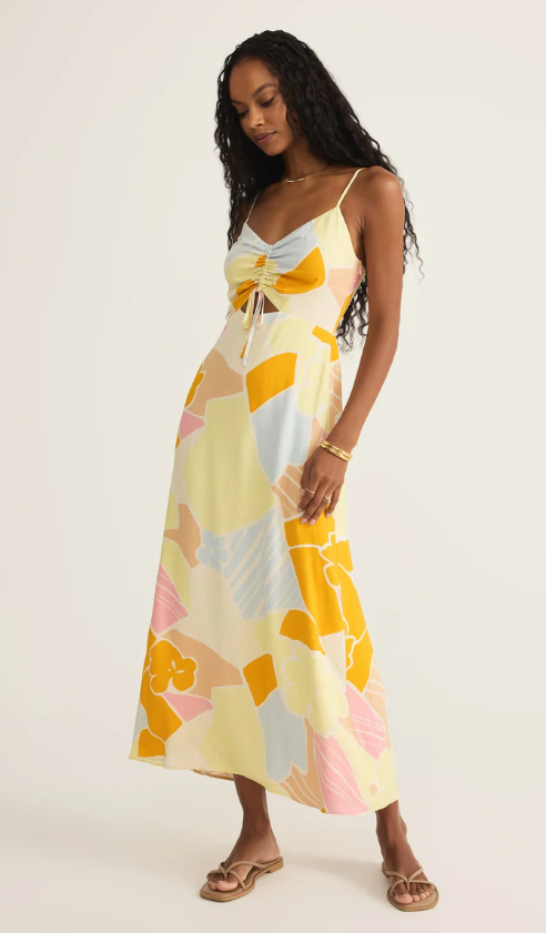 Z Supply Aura Riviera Floral Maxi Dress - Final Sale 40% off in cart