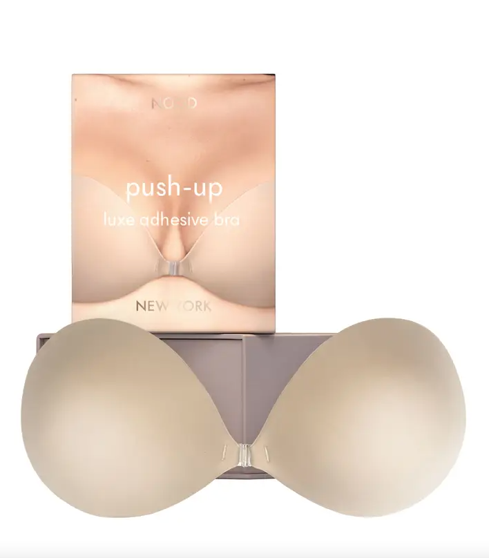 NOOD Push Up Padded Adhesive Fabric Bra