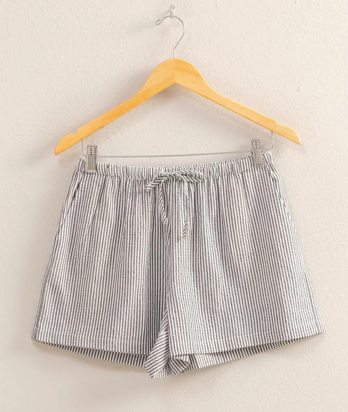 Marlow Textured Stripe Shorts