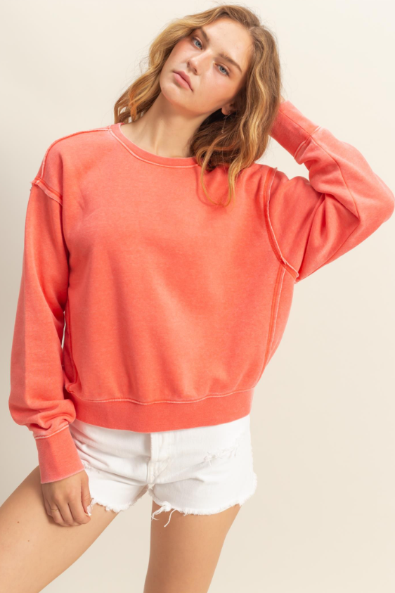Cadence Seam Detail Sweatshirt