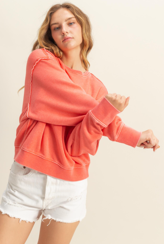 Cadence Seam Detail Sweatshirt