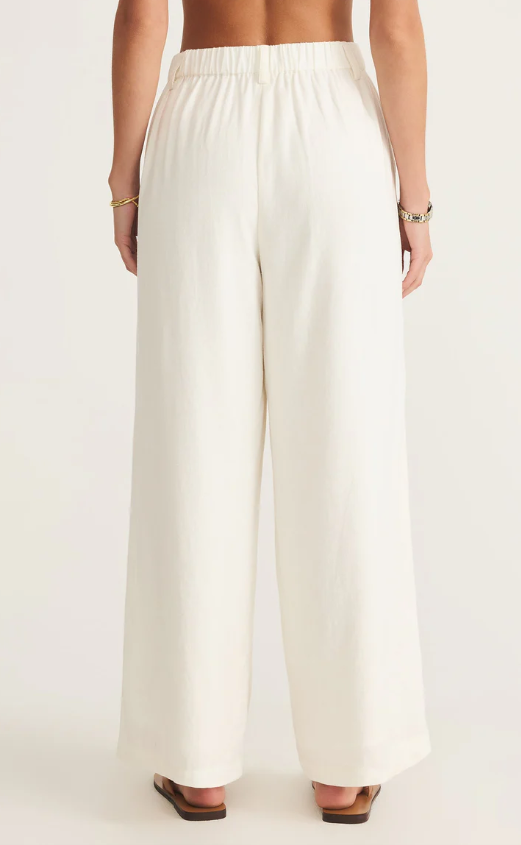 Z Supply Topanga Wide Leg Linen Pant