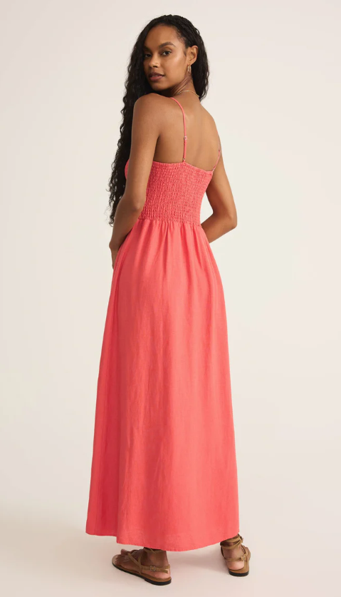 Z Supply Bayside Linen Maxi Dress
