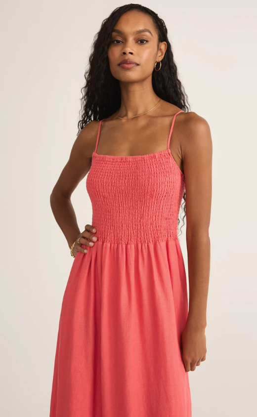 Z Supply Bayside Linen Maxi Dress