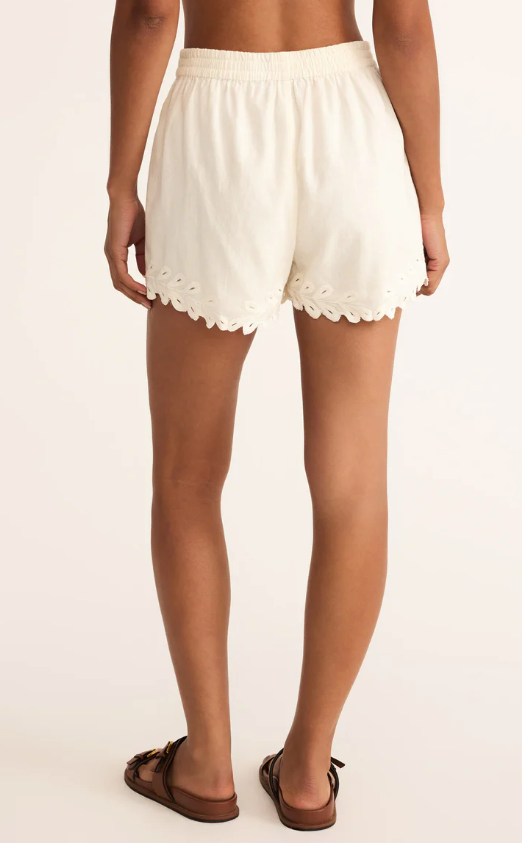 Z Supply Pesaro Embroidered Linen Short - Final Sale 30% off in cart