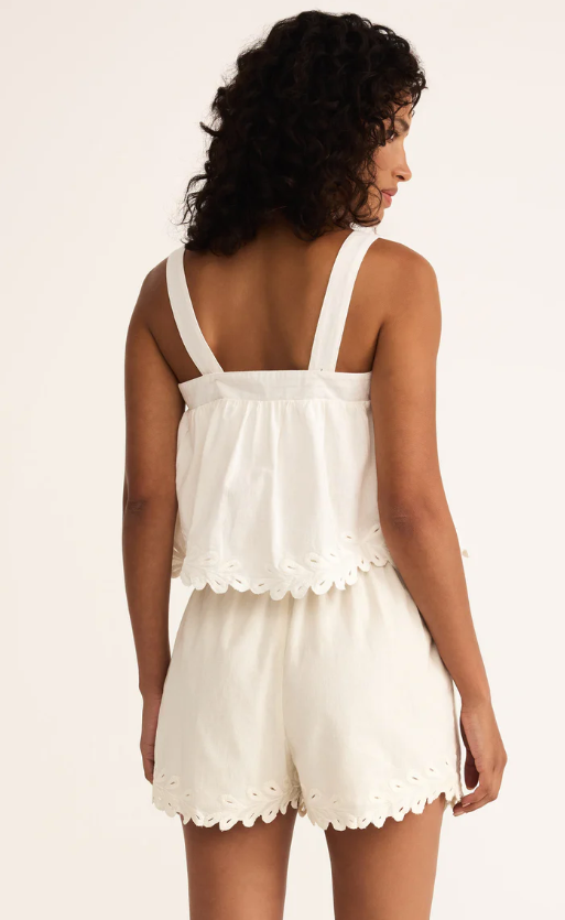 Z Supply Annecy Embroidered Linen Tank - Final Sale 30% off in cart