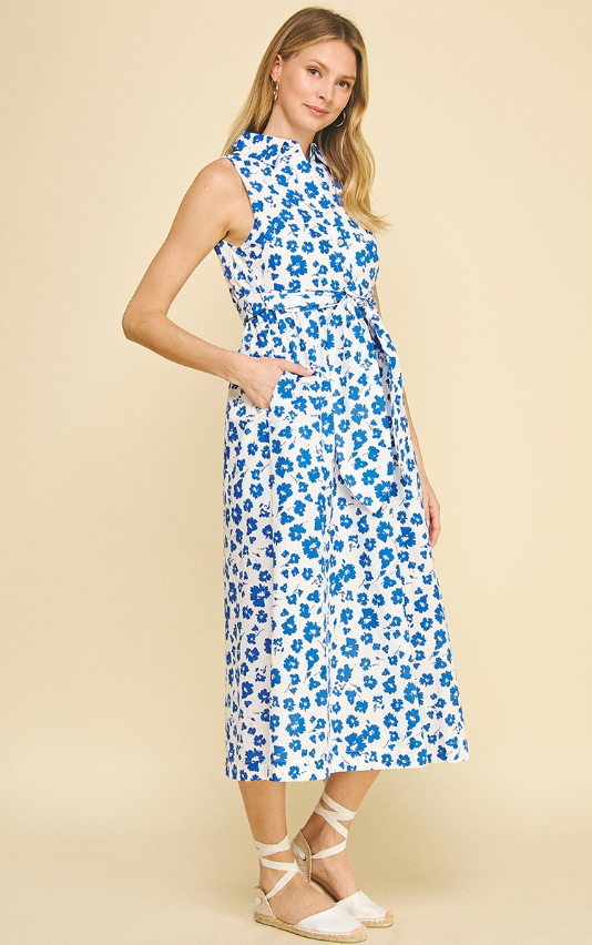 Maxine Floral Button Down Maxi Dress - Final Sale 25% off in cart