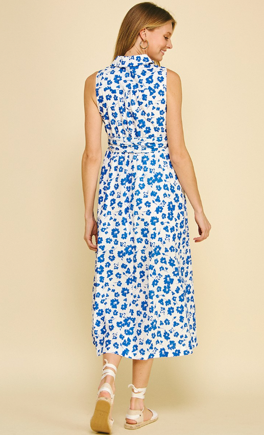 Maxine Floral Button Down Maxi Dress - Final Sale 25% off in cart