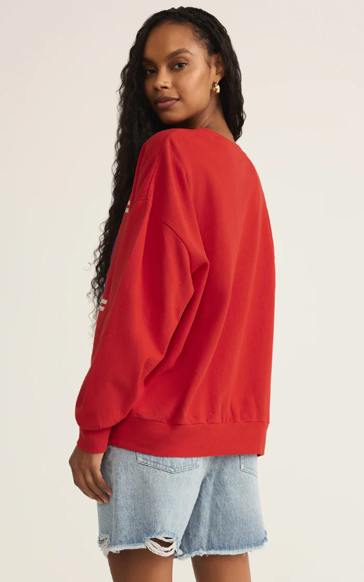 Z Supply USA Sunday Sweatshirt