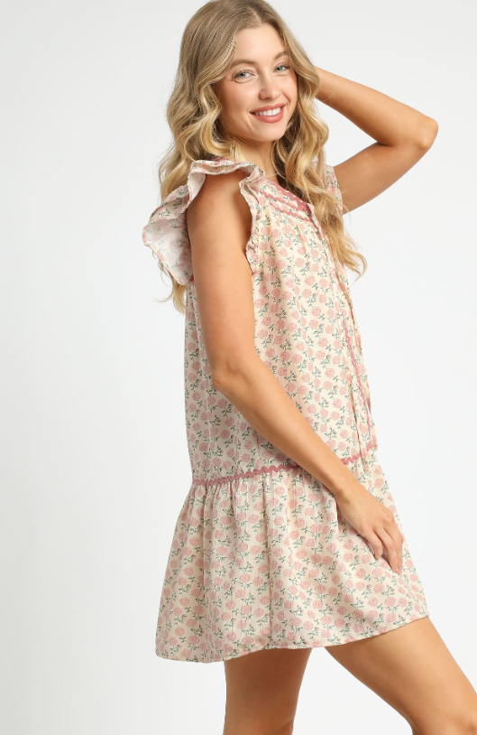 Magnolia Vintage Puff Sleeve Mini Dress - Final Sale 40% off in cart