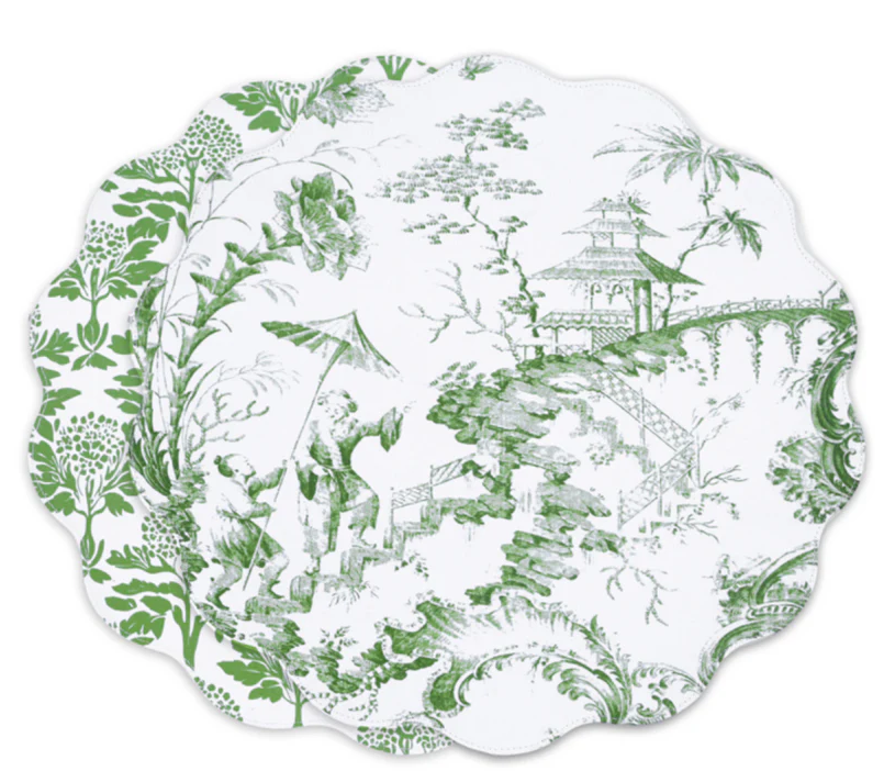 VIDA Chinoiserie Reversible Placemats - Set of 4