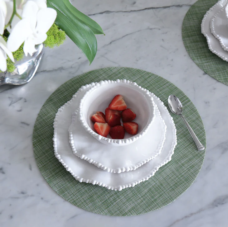 VIDA Round Woven Placemats - Set of 4