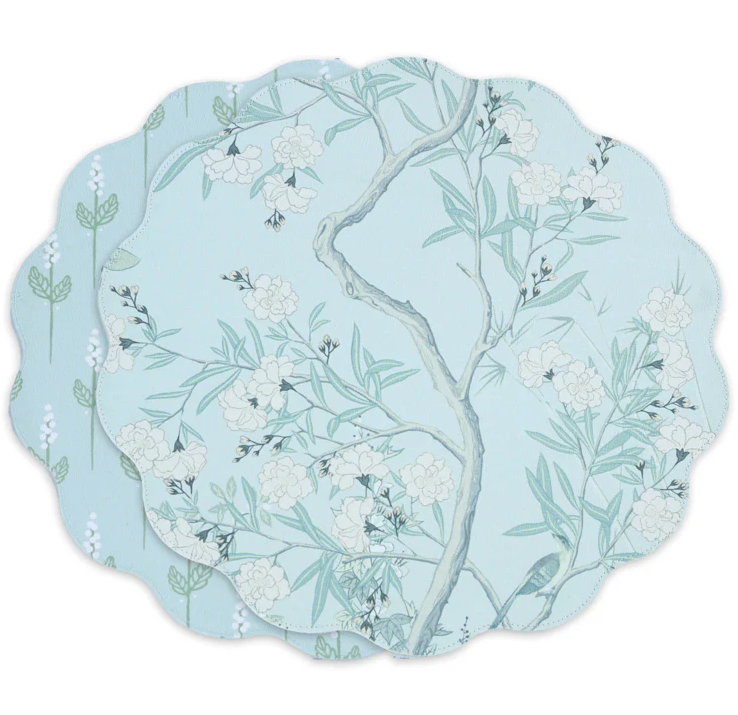 VIDA Chinoiserie Reversible Placemats - Set of 4