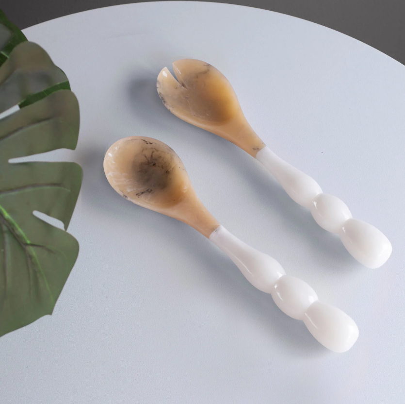 RESIN Rio Bubble Salad Servers