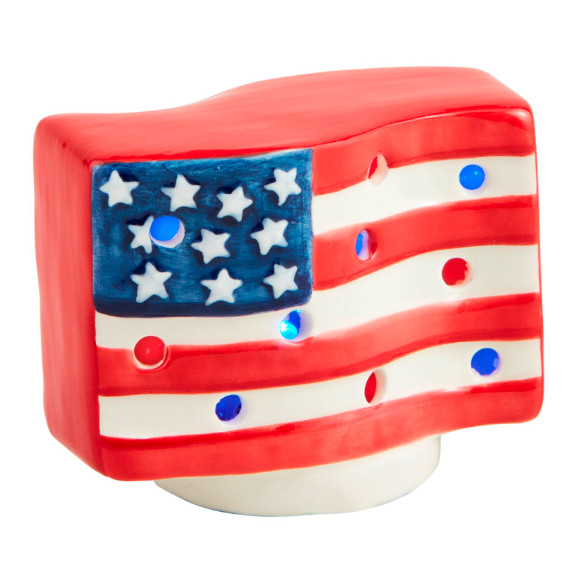 American Flag Light Up Sitter