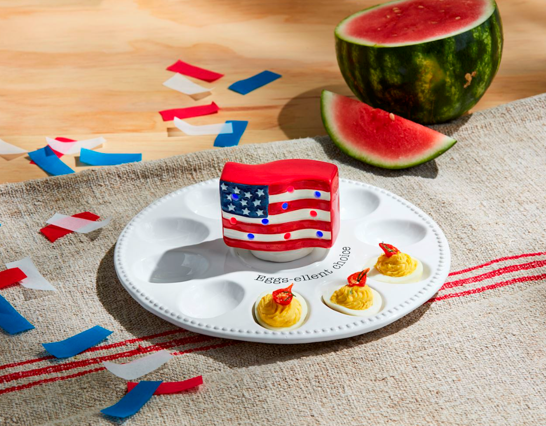 American Flag Light Up Sitter