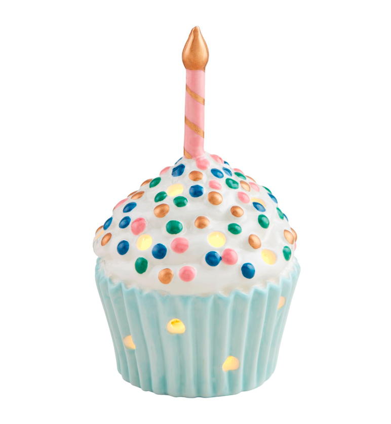 Birthday Cupcake Light Up Sitter