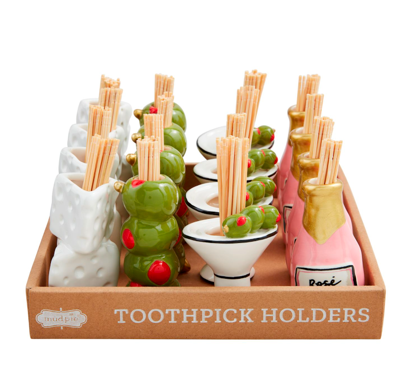 Wine & Cheese Toothpick Holder