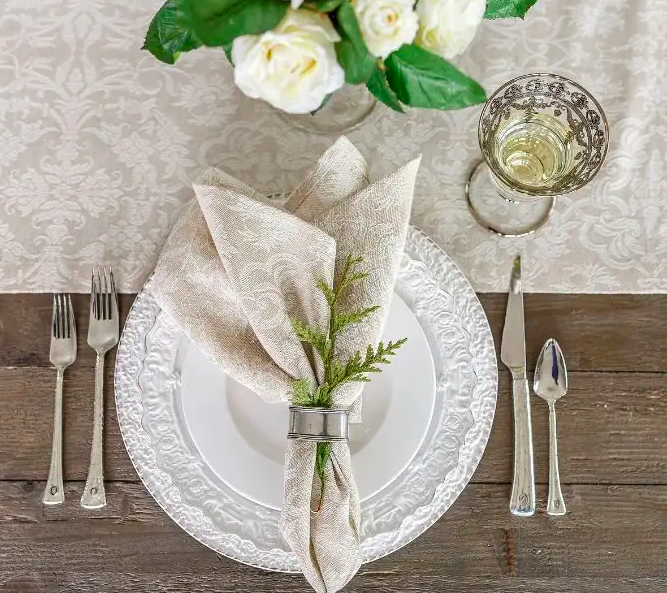 Imperial Large Linen Napkins - Set of 4