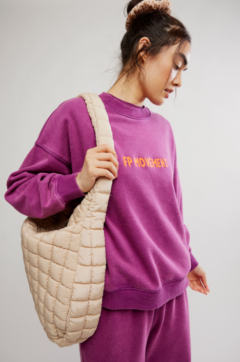 Free People All Star Embroidered Pullover