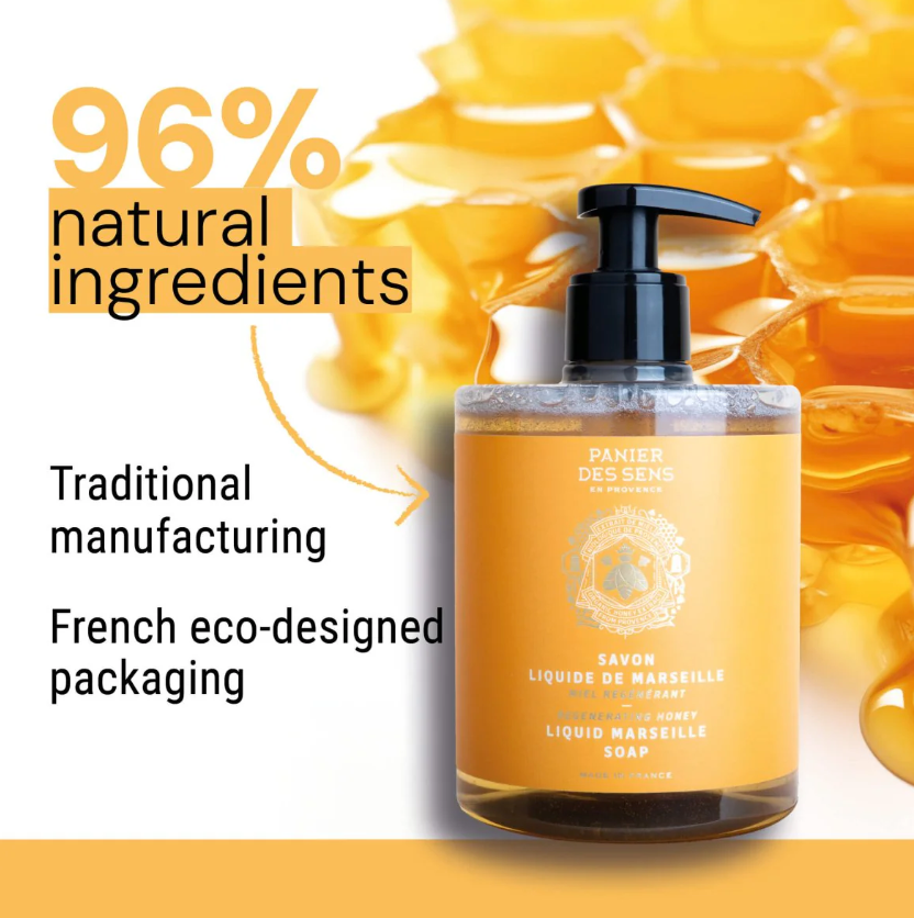 Liquid Marseille Hand Soap - Regenerating Honey