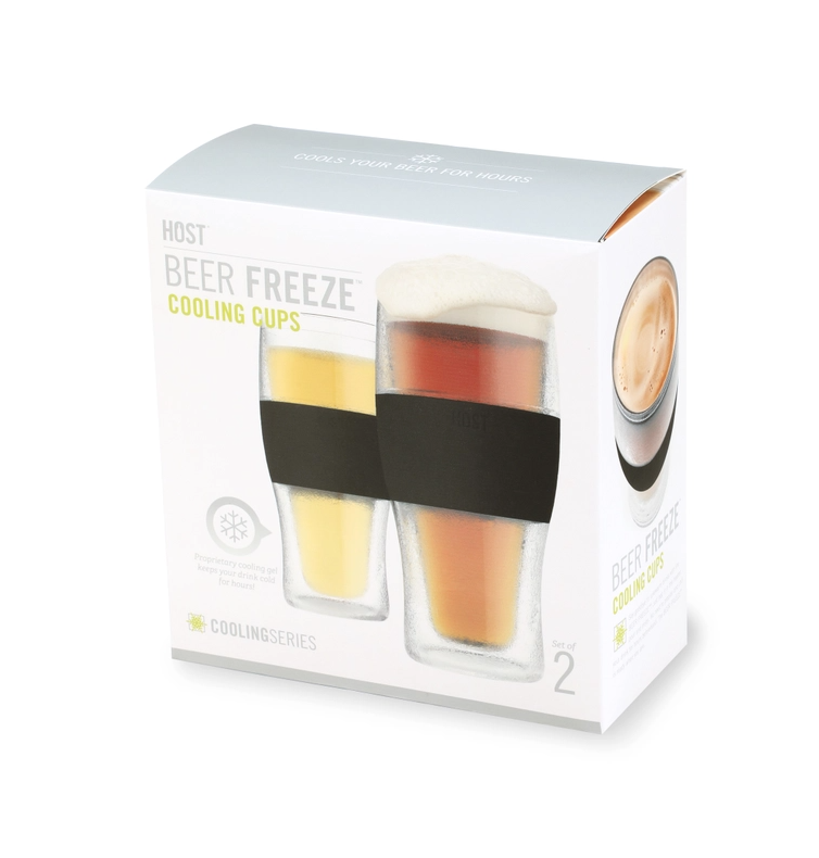 Beer Freeze Cooling Cups - Set of 2