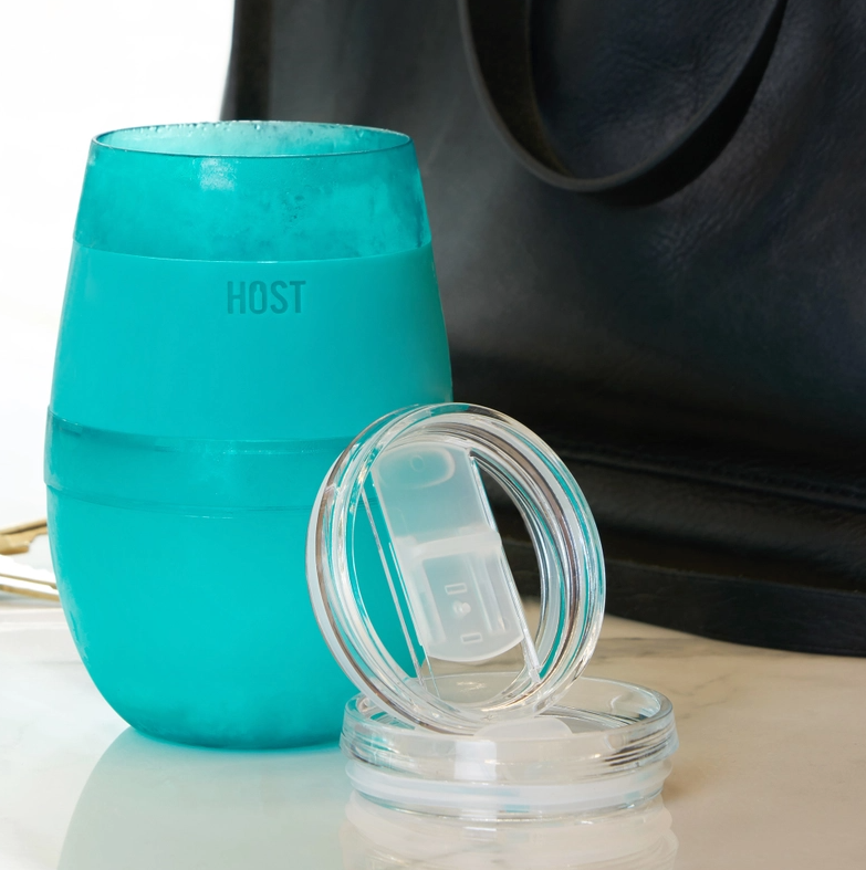 Wine Freeze Travel Lids For Cooling Cups - Set of 2