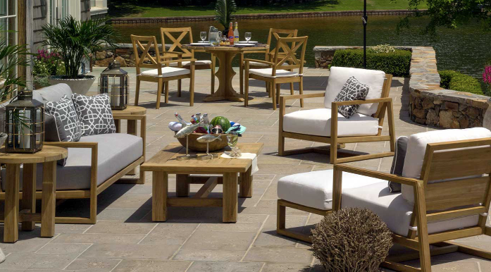 Croquet Teak Rectangular Outdoor Coffee Table - Final Sale 15% off in cart