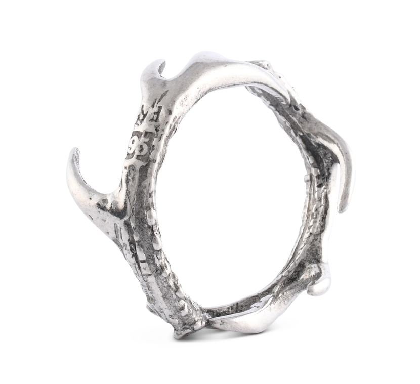 Pewter Antler Napkin Rings - Set of 4