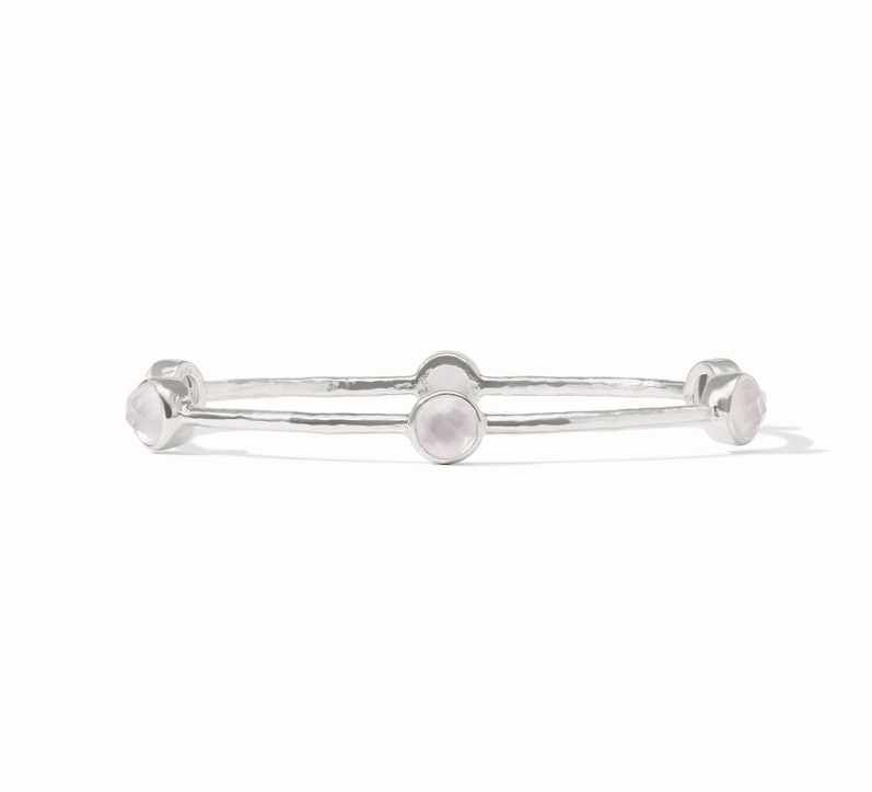Julie Vos Milano Luxe Bangle - Silver