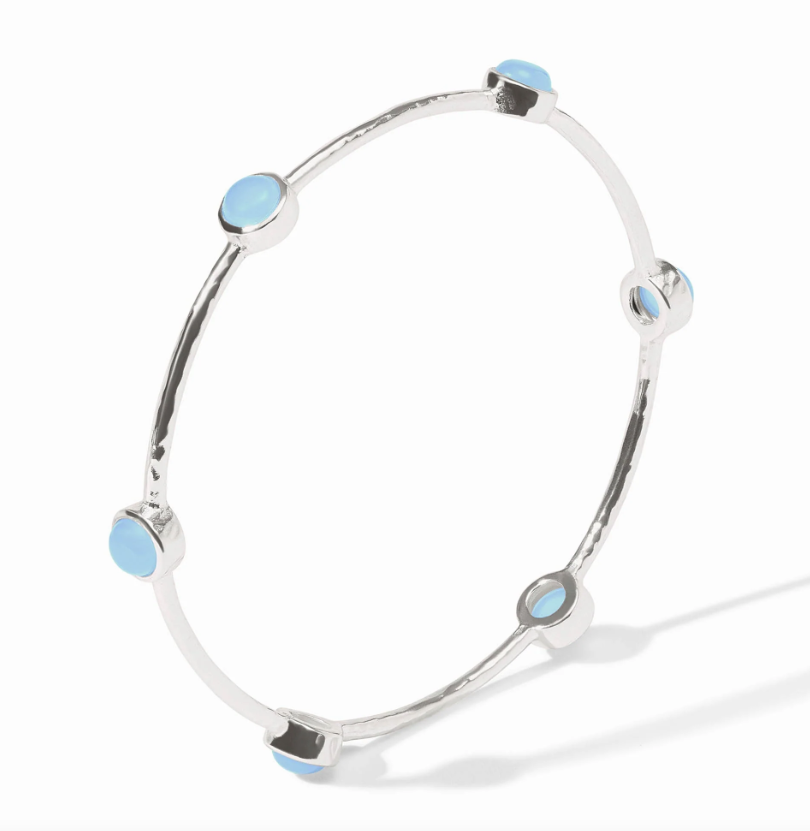 Julie Vos Milano Luxe Bangle - Silver