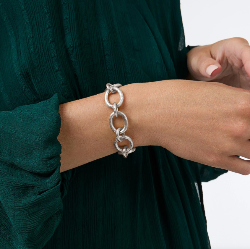 Julie Vos Catalina Demi Link Bracelet - Silver