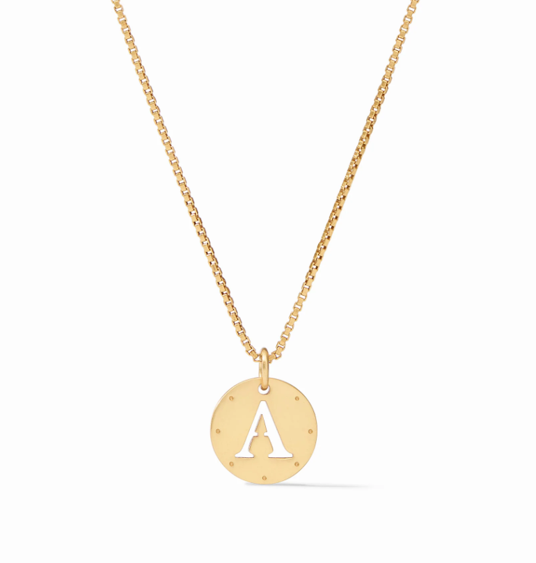 Julie Vos Monogram Delicate Necklace