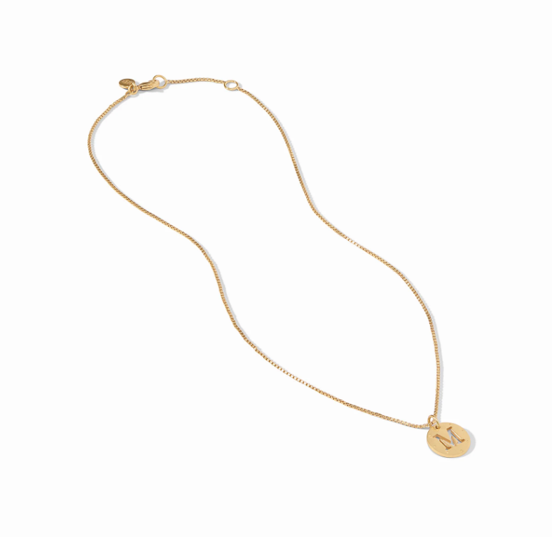 Julie Vos Monogram Delicate Necklace