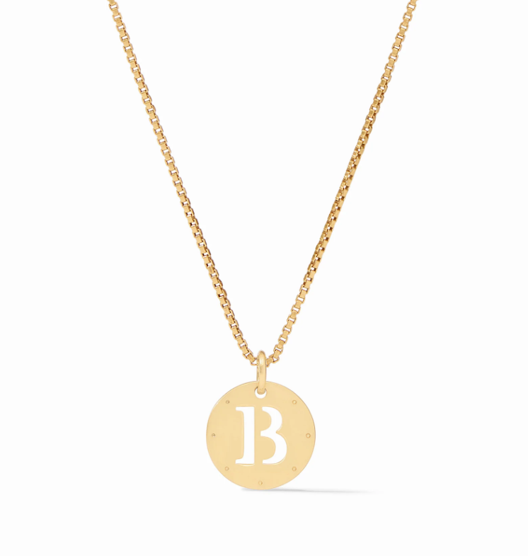 Julie Vos Monogram Delicate Necklace