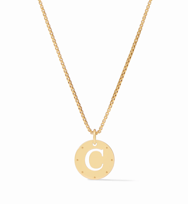 Julie Vos Monogram Delicate Necklace