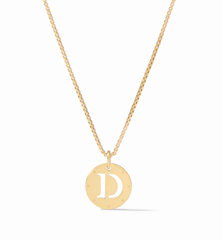Julie Vos Monogram Delicate Necklace