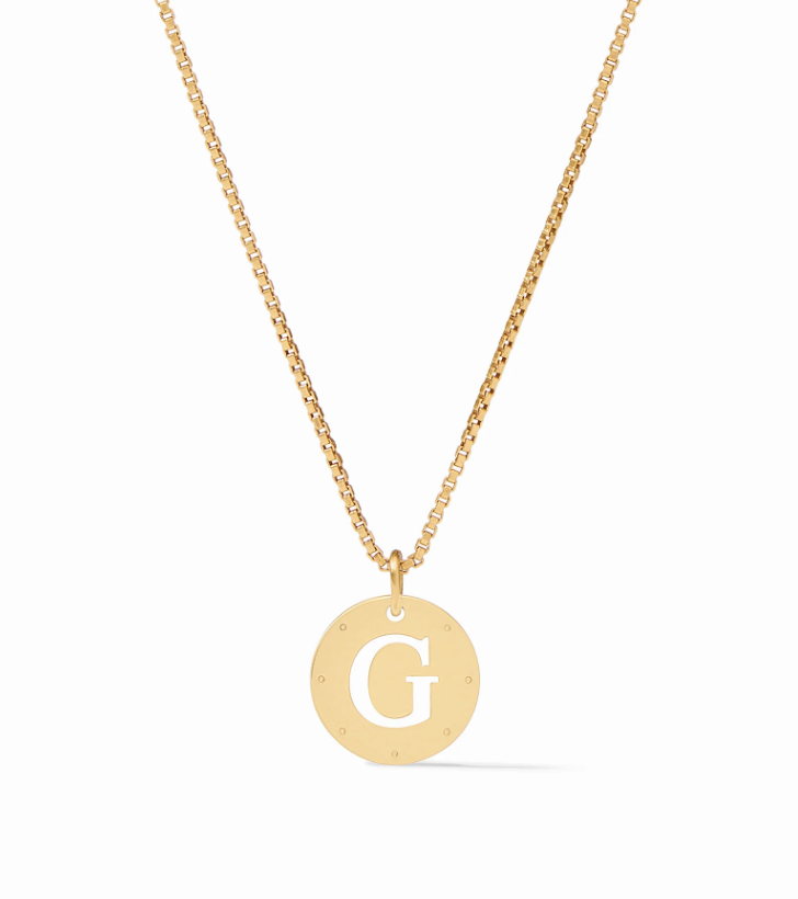 Julie Vos Monogram Delicate Necklace