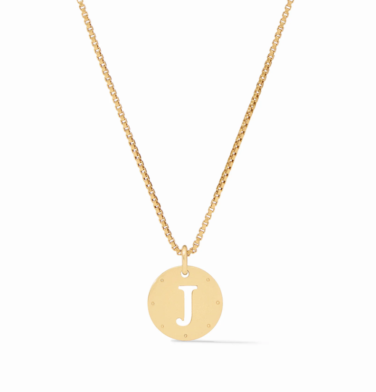 Julie Vos Monogram Delicate Necklace