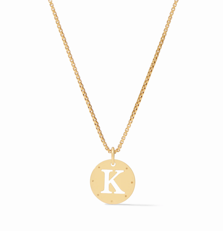 Julie Vos Monogram Delicate Necklace