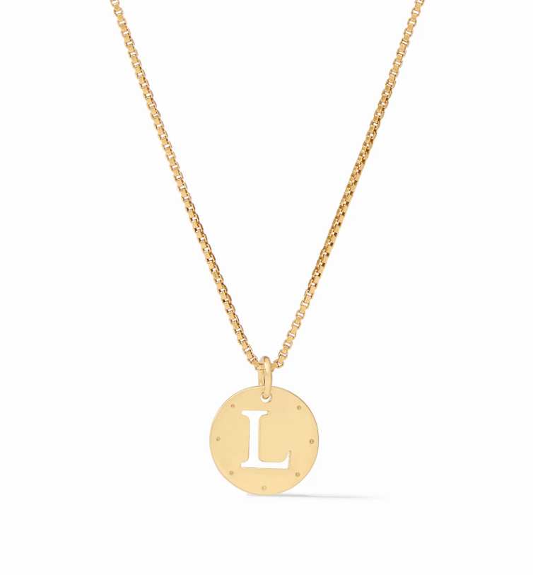 Julie Vos Monogram Delicate Necklace